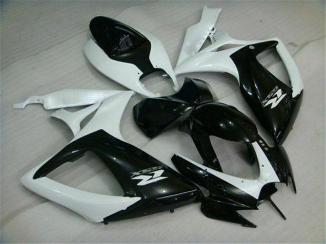 Schwarz Weiß GSXR 600 / 750 K6 06-07 Motorrad Verkleidungen Schwarz Weiß GSXR 600 / 750 K6 06-07 Motorrad Verkleidungen