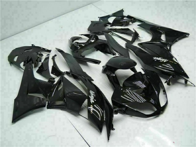 Schwarz Weiß Ninja 636 ZX6R 09-12 Motorrad Verkleidungen Schwarz Weiß Ninja 636 ZX6R 09-12 Motorrad Verkleidungen