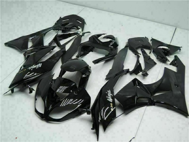 Schwarz Weiß Ninja 636 ZX6R 09-12 Motorrad Verkleidungen Schwarz Weiß Ninja 636 ZX6R 09-12 Motorrad Verkleidungen