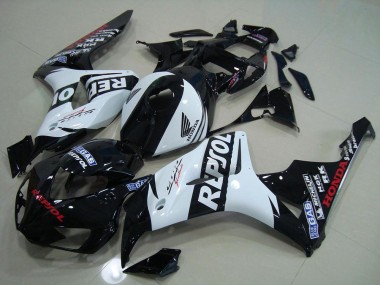 Schwarz Weiß Repsol CBR 1000 RR 06-07 Motorrad Verkleidungen
