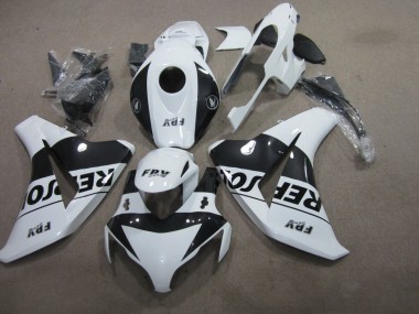 Schwarz Weiß Repsol CBR 1000 RR 08-11 Motorrad Verkleidungen