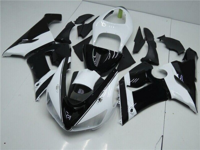 Schwarz Weiß ZX6R 05-06 Motorrad Verkleidungen Schwarz Weiß ZX6R 05-06 Motorrad Verkleidungen