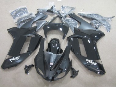 Schwarz Weiß ZX6R 07-08 Motorrad Verkleidungen