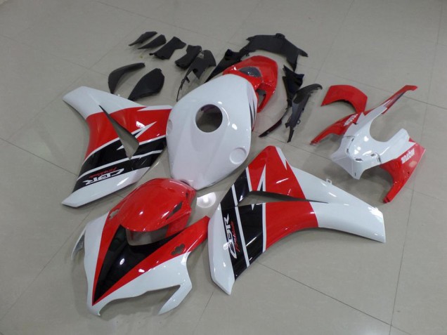 Schwarz Weiß und Rot CBR 1000 RR 08-11 Motorrad Verkleidungen Schwarz Weiß und Rot CBR 1000 RR 08-11 Motorrad Verkleidungen