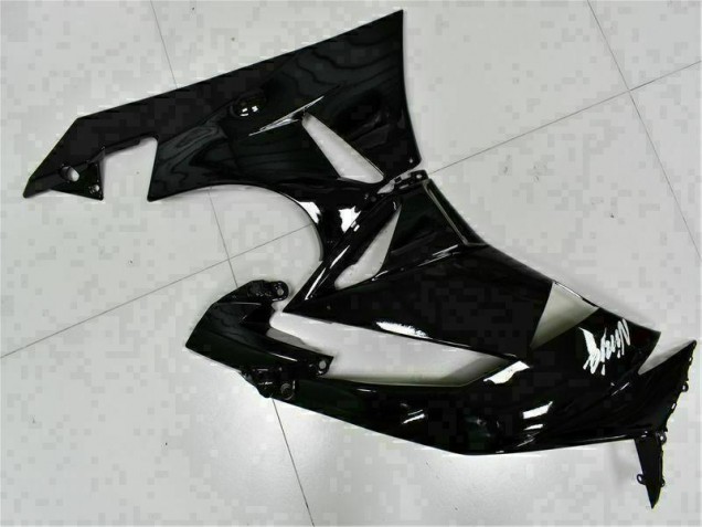 Schwarz Weißer Ninja ZX6R 09-12 Motorrad Verkleidungen Schwarz Weißer Ninja ZX6R 09-12 Motorrad Verkleidungen