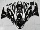 Schwarz Weißer Ninja ZX6R 09-12 Motorrad Verkleidungen Schwarz Weißer Ninja ZX6R 09-12 Motorrad Verkleidungen