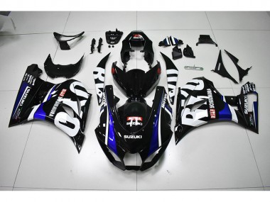 Schwarz Weißes Motul GSXR 1000 17-23 Motorrad Verkleidungen
