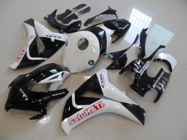 Schwarz Weißes Satuhati CBR 1000 RR 08-11 Motorrad Verkleidungen
