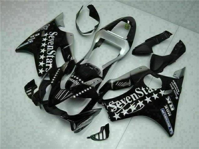 Schwarz Weißes SevenStarss CBR 600 F4i 01-03 Motorrad Verkleidungen Schwarz Weißes SevenStarss CBR 600 F4i 01-03 Motorrad Verkleidungen