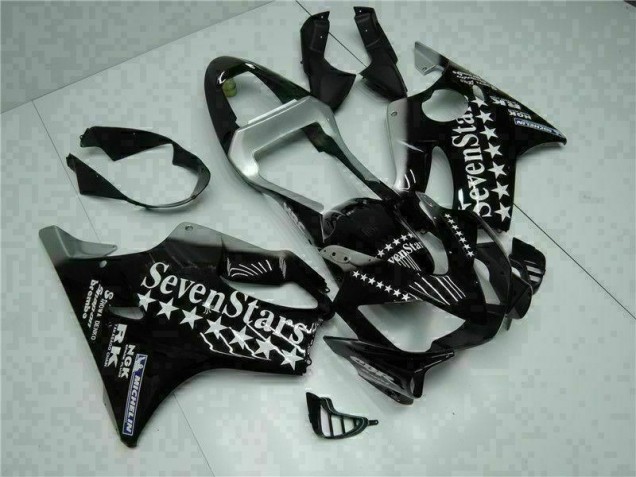 Schwarz Weißes SevenStarss CBR 600 F4i 01-03 Motorrad Verkleidungen Schwarz Weißes SevenStarss CBR 600 F4i 01-03 Motorrad Verkleidungen