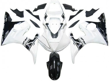 Schwarz Weißes Tribal R6 03-05 Motorrad Verkleidungen