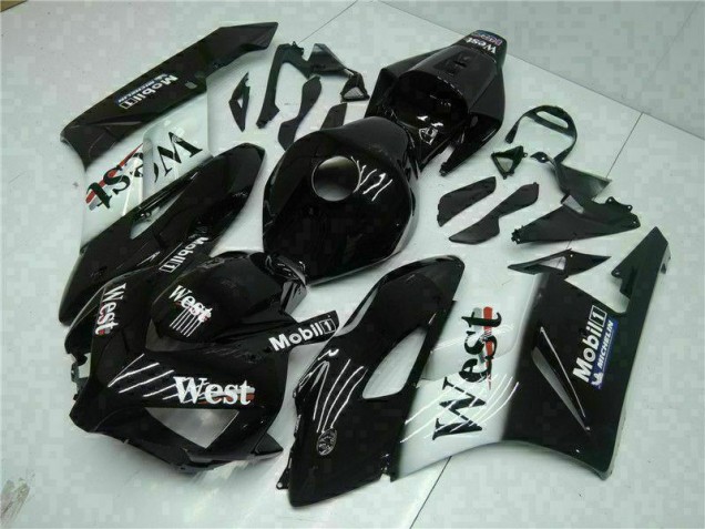 Schwarz West CBR 1000 RR 04-05 Motorrad Verkleidungen Schwarz West CBR 1000 RR 04-05 Motorrad Verkleidungen