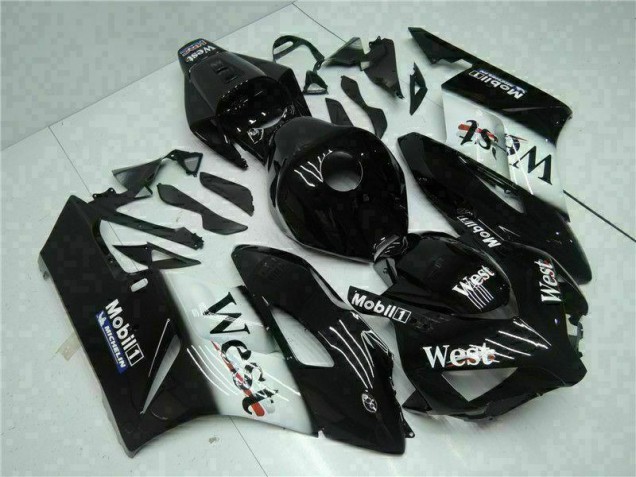 Schwarz West CBR 1000 RR 04-05 Motorrad Verkleidungen Schwarz West CBR 1000 RR 04-05 Motorrad Verkleidungen