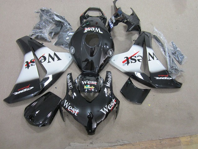Schwarz West CBR 1000 RR 08-11 Motorrad Verkleidungen Schwarz West CBR 1000 RR 08-11 Motorrad Verkleidungen