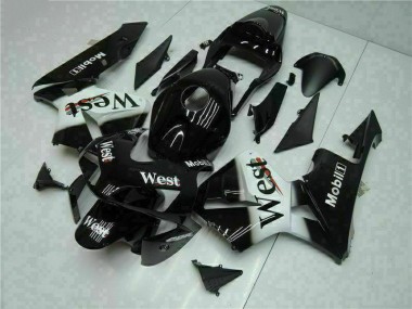 Schwarz West CBR 600 RR 03-04 Motorrad Verkleidungen