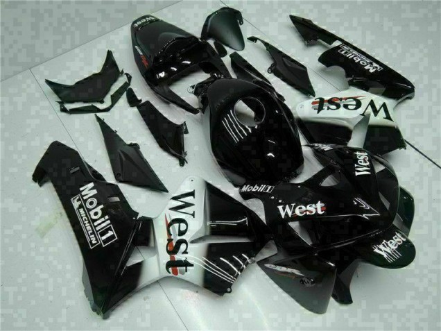 Schwarz West CBR 600 RR 05-06 Motorrad Verkleidungen