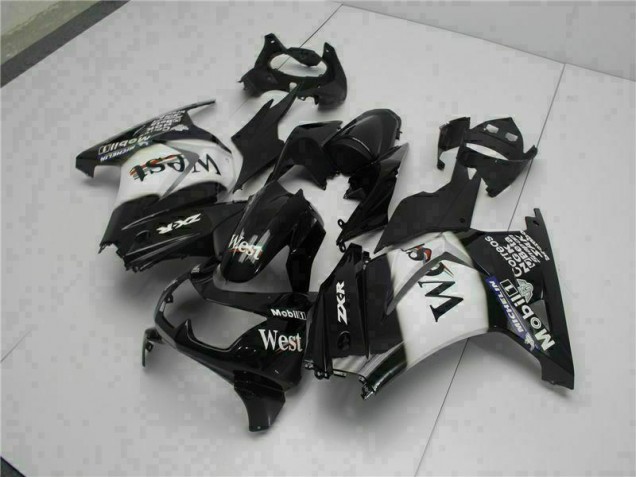 Schwarz West EX250 08-12 Motorrad Verkleidungen Schwarz West EX250 08-12 Motorrad Verkleidungen