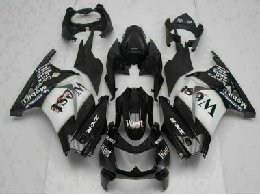 Schwarz West EX250 08-12 Motorrad Verkleidungen