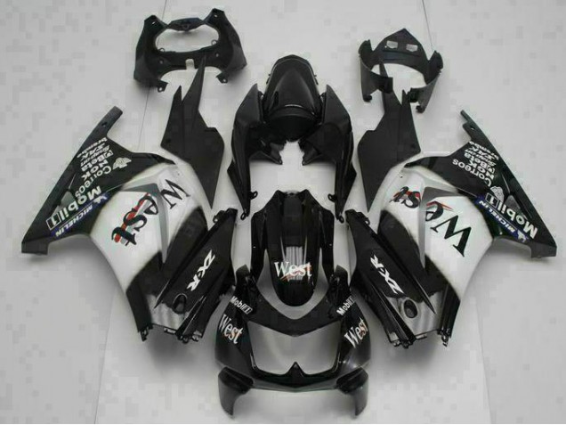 Schwarz West EX250 08-12 Motorrad Verkleidungen Schwarz West EX250 08-12 Motorrad Verkleidungen