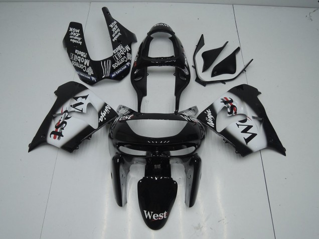 Schwarz West ZX9R 98-99 Motorrad Verkleidungen Schwarz West ZX9R 98-99 Motorrad Verkleidungen