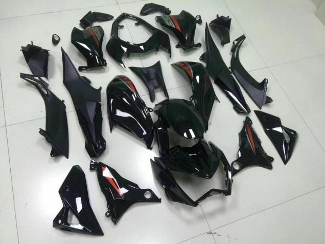 Schwarz Z800 13-16 Motorrad Verkleidungen Schwarz Z800 13-16 Motorrad Verkleidungen