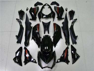 Schwarz Z800 13-16 Motorrad Verkleidungen