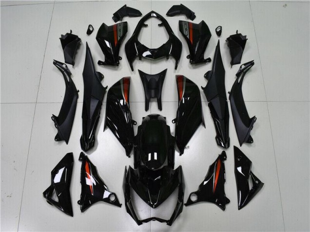 Schwarz Z800 13-16 Motorrad Verkleidungen Schwarz Z800 13-16 Motorrad Verkleidungen