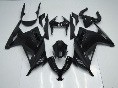 Schwarz ZX 300R 13-16 Motorrad Verkleidung