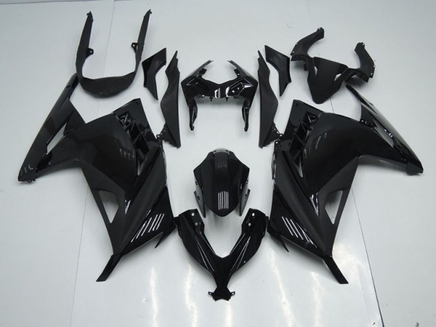 Schwarz ZX 300R 13-16 Motorrad Verkleidung