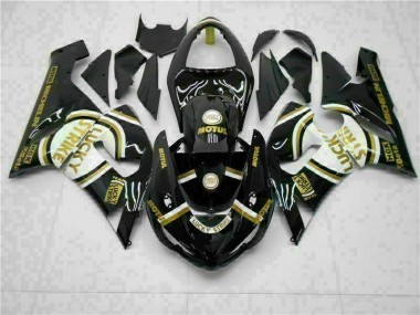 Schwarz ZX6R 05-06 Motorrad Verkleidungen & Plastik