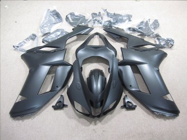 Schwarz ZX6R 07-08 Motorrad Verkleidungen Komplett Sets