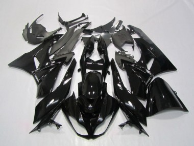 Schwarz ZX6R 09-12 Motorrad Verkleidungen