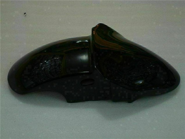 Schwarz mit Blaur Flamme ZX6R 00-02 Motorrad Verkleidungen Schwarz mit Blaur Flamme ZX6R 00-02 Motorrad Verkleidungen