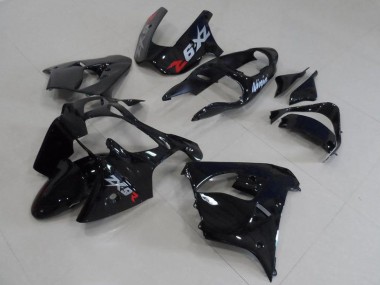 Schwarz mit grauen Aufklebern ZX9R 00-01 Motorrad Verkleidungen