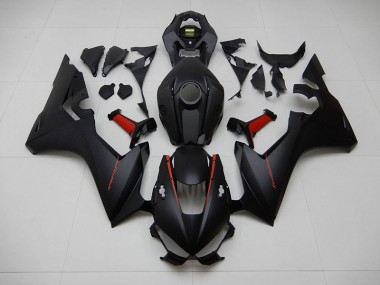 Schwarz mit roter Fireblade CBR 1000 RR 17-23 Motorrad Verkleidungen