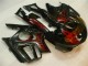 Schwarz rote Flamme CBR 600 F3 95-98 Motorrad Verkleidung Schwarz rote Flamme CBR 600 F3 95-98 Motorrad Verkleidung