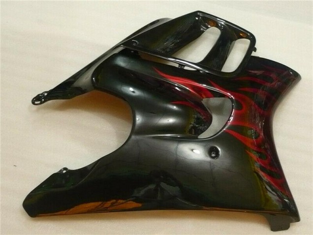 Schwarz rote Flamme CBR 600 F3 95-98 Motorrad Verkleidung Schwarz rote Flamme CBR 600 F3 95-98 Motorrad Verkleidung