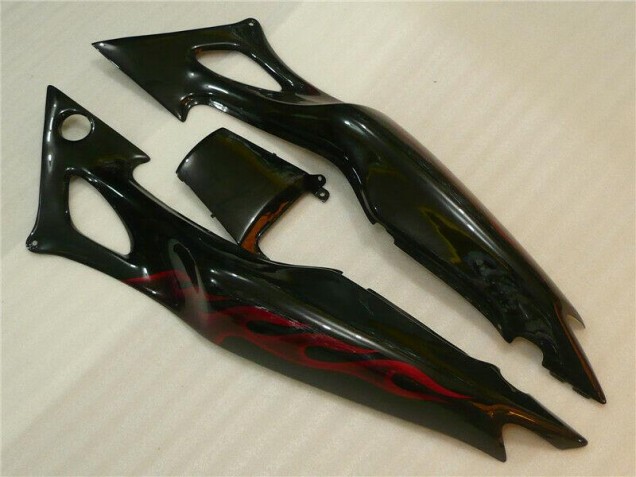 Schwarz rote Flamme CBR 600 F3 95-98 Motorrad Verkleidung Schwarz rote Flamme CBR 600 F3 95-98 Motorrad Verkleidung
