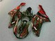 Schwarz rote Flamme ZX6R 07-08 Motorrad Verkleidungen Schwarz rote Flamme ZX6R 07-08 Motorrad Verkleidungen