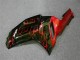 Schwarz rote Flamme ZX6R 07-08 Motorrad Verkleidungen Schwarz rote Flamme ZX6R 07-08 Motorrad Verkleidungen
