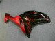 Schwarz rote Flamme ZX6R 07-08 Motorrad Verkleidungen Schwarz rote Flamme ZX6R 07-08 Motorrad Verkleidungen