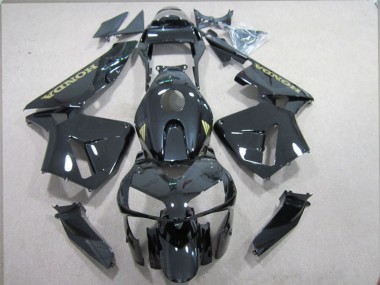 Schwarz und Gold Aufkleber CBR 600 RR 03-04 Motorrad Verkleidungen
