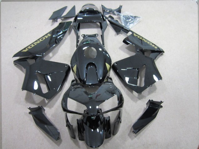 Schwarz und Gold Aufkleber CBR 600 RR 03-04 Motorrad Verkleidungen Schwarz und Gold Aufkleber CBR 600 RR 03-04 Motorrad Verkleidungen