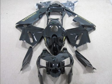 Schwarz und Gold Aufkleber CBR 600 RR 03-04 Motorrad Vollverkleidung