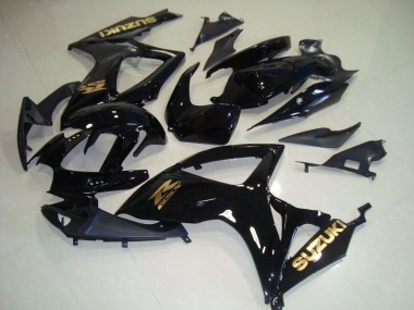 Schwarz und Gold Aufkleber GSXR 750 K6 06-07 Motorrad Verkleidungen