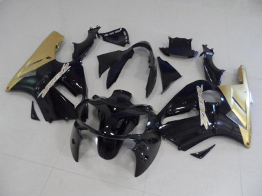 Schwarz und Gold ZX12R 02-06 Motorrad Verkleidungen