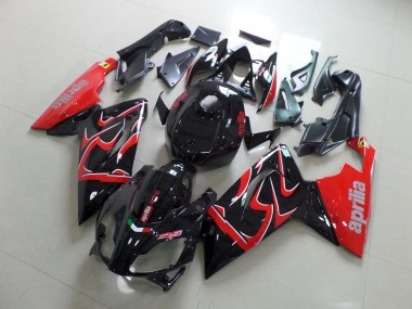 Schwarz und Rot RS 125 06-11 Motorrad Verkleidung