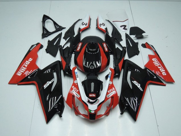 Schwarz und Rot RS 125 06-11 Motorrad Verkleidungen