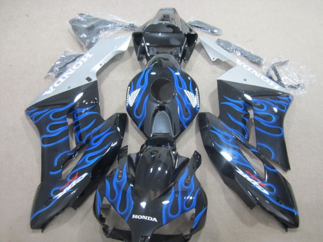 Schwarze Blau Flamme CBR 1000 RR 04-05 Motorrad Verkleidungen Schwarze Blau Flamme CBR 1000 RR 04-05 Motorrad Verkleidungen