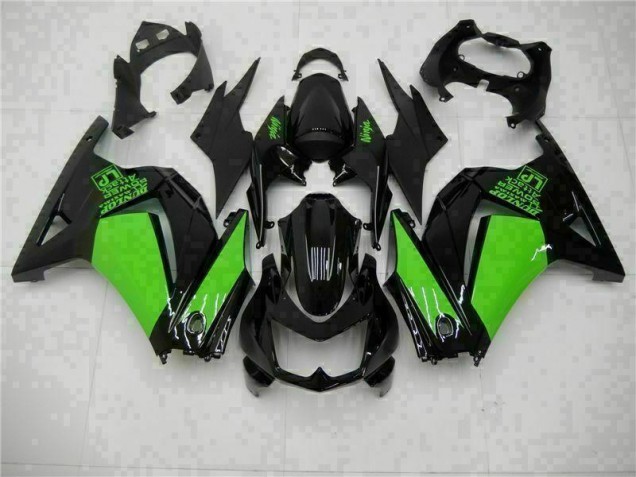 Schwarzer Grün Ninja EX250 08-12 Motorrad Verkleidungen Schwarzer Grün Ninja EX250 08-12 Motorrad Verkleidungen